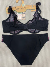 Charger l'image dans la galerie, Ensemble Emboitant VARIANCE Noir Dentelle Tulle