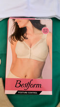 Charger l'image dans la galerie, Soutien Gorge Correcteur Posture BESTFORM Ouverture devant Beige