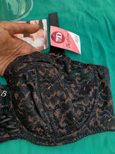 Charger l'image dans la galerie, Ensemble Dentelle Emboitant BESTFORM Noir Reflets Beige