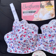 Charger l'image dans la galerie, Soutien Gorge Emboitant BESTFORM COTON a fleurs