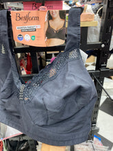 Charger l'image dans la galerie, Soutien Gorge Dos Large BESTFORM Sans armatures Noir
