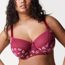 Charger l'image dans la galerie, Soutien Gorge Emboitant BESTFORM Bordeaux a fleurs