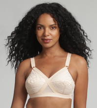 Charger l'image dans la galerie, Soutien-gorge sans armatures Playtex Cœur croisé Blanc Noir Beige