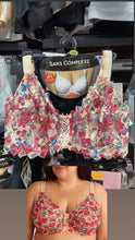Charger l'image dans la galerie, Soutien gorge Emboitant SANS COMPLEXE Rose Imprime