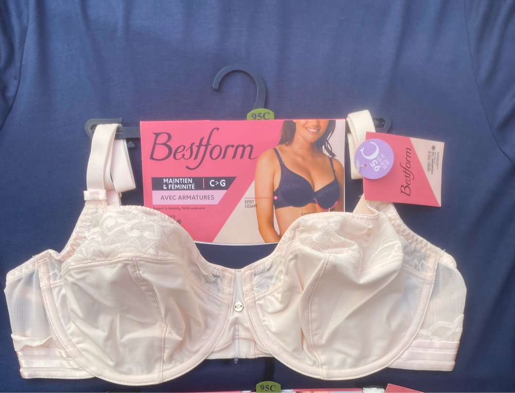 Soutien gorge Emboîtant BESTFORM Sans Eponge Rose clair