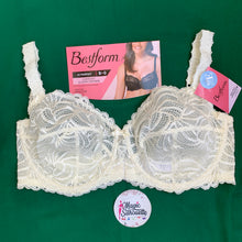 Charger l&#39;image dans la galerie, Soutien Gorge Emboitant BESTFORM Dentelle Blanc Ivoire

