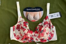 Charger l&#39;image dans la galerie, Soutien Gorge Dentelle SANS COMPLEXE Blanc a motifs
