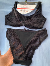 Charger l&#39;image dans la galerie, Ensemble Emboitant SANS COMPLEXE Dentelle noir
