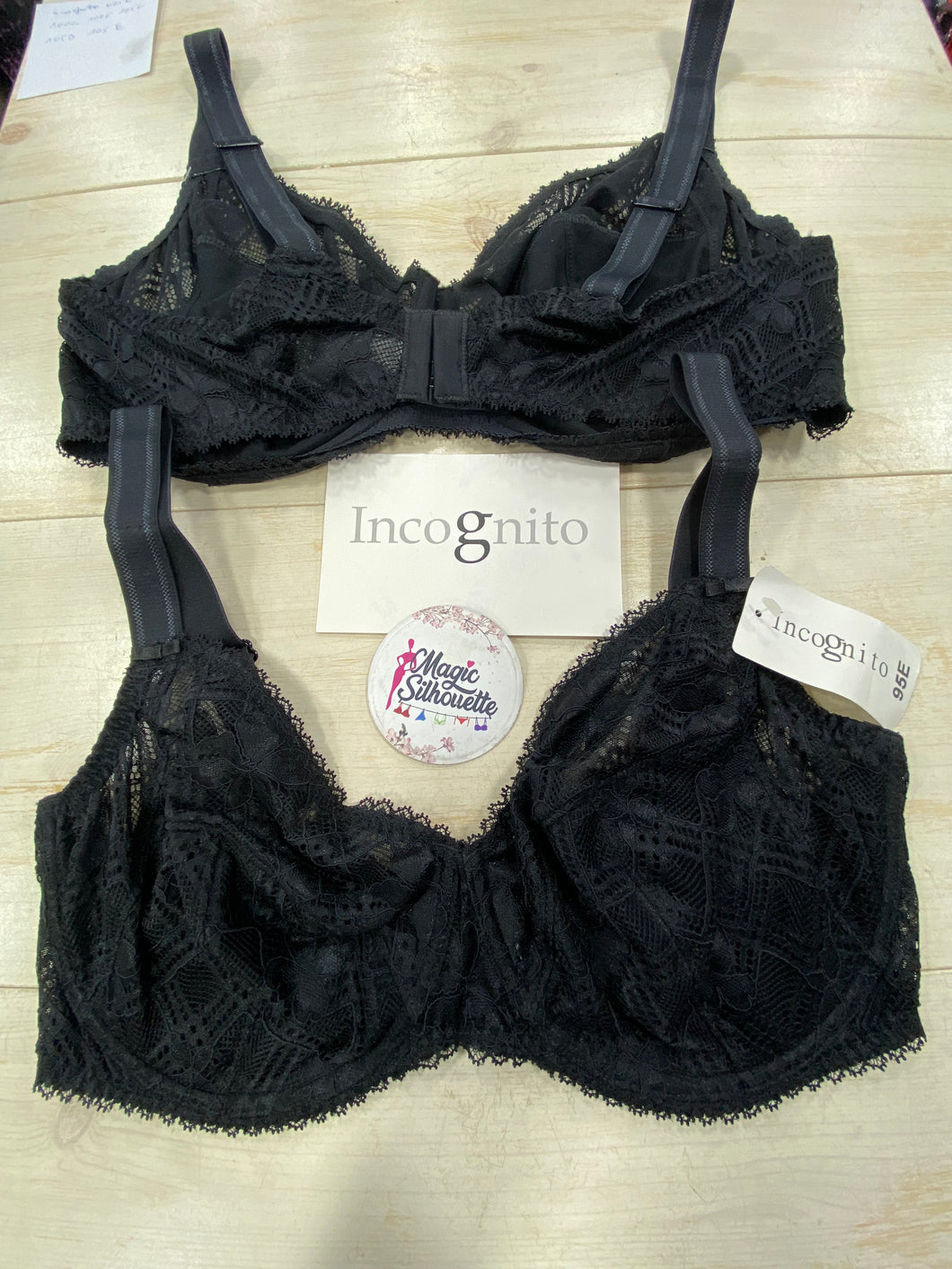 Soutien Gorge Emboitant Dentelle INCOGNITO Noir