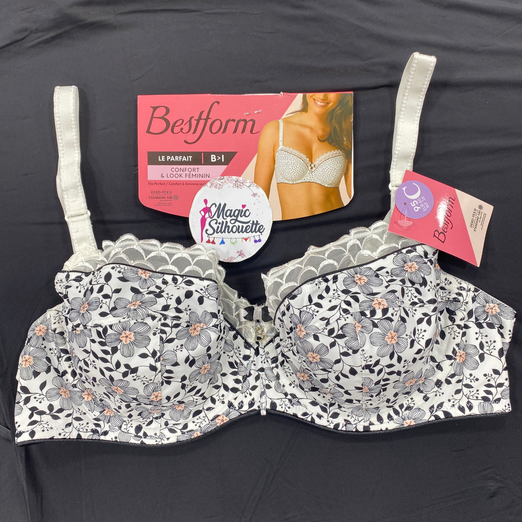 Soutien Gorge Emboitant BESTFORM Blanc Imprimé