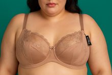 Charger l&#39;image dans la galerie, Soutien Gorge Couvrant PIEGE Taupe
