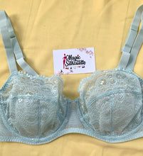 Charger l&#39;image dans la galerie, Soutien Gorge Balconnet CORELE Dentelle Bleu Ciel
