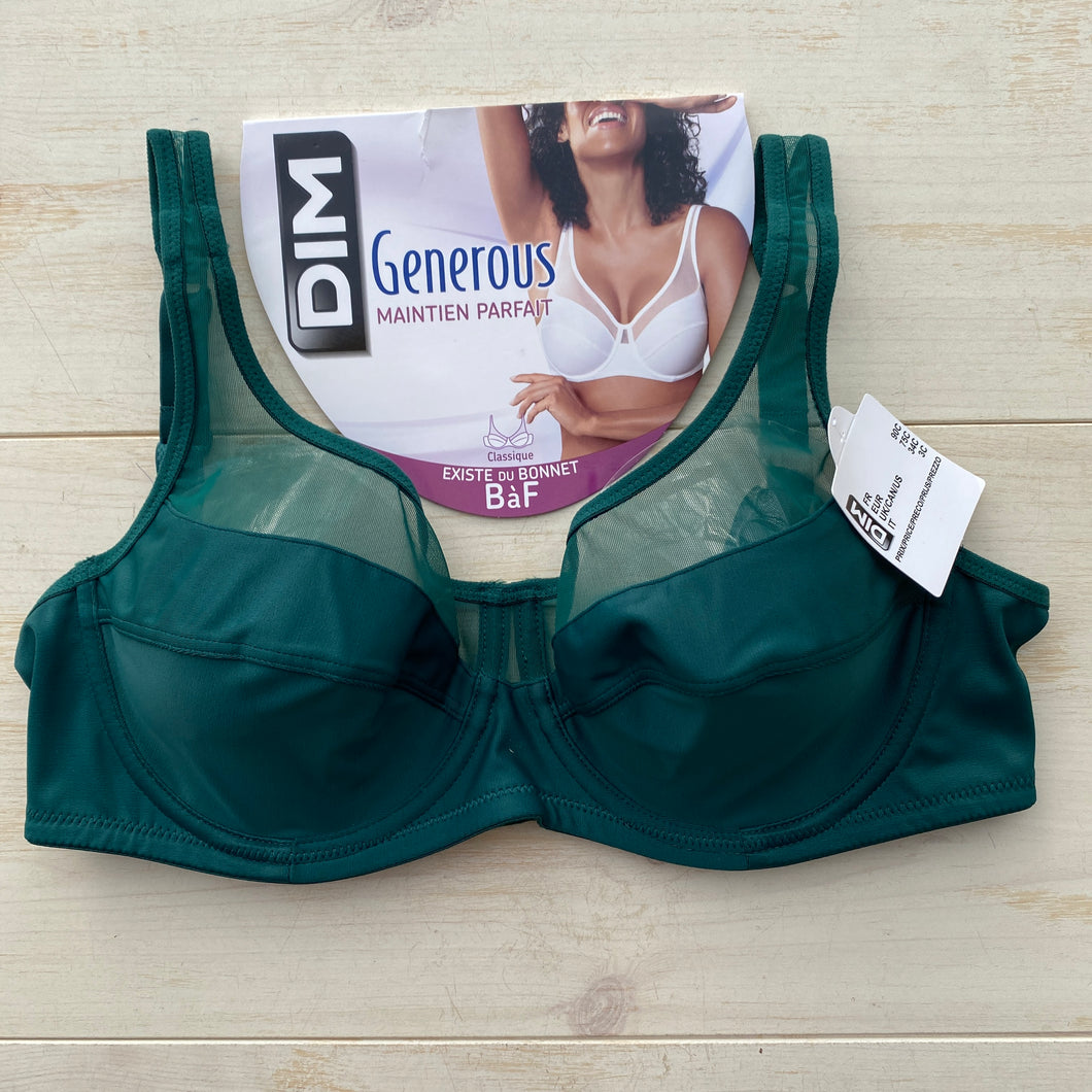 Soutien Gorge Emboitant DIM Generous Vert