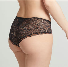 Charger l&#39;image dans la galerie, Ensemble Dentelle Emboitant BESTFORM Noir Reflets Beige
