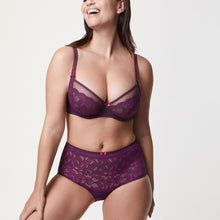 Charger l&#39;image dans la galerie, Ensemble Emboitant sans Eponge Mix Tulle et dentelle Violet
