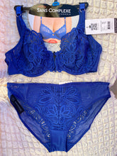 Charger l&#39;image dans la galerie, Ensemble Dentelle SANS COMPLEXE Bleu Electrique

