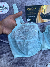 Charger l'image dans la galerie, Soutien Gorge Balconnet CORELE Dentelle Bleu Vert

