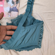 Charger l&#39;image dans la galerie, Soutien-Gorge Dentelle Emboitant BESTFORM Bleu Gris
