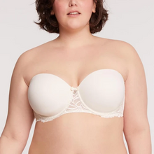 Charger l&#39;image dans la galerie, Soutien Gorge Avec / Sans Bretelles BESTFORM Blanc Casse Eponge moyenne
