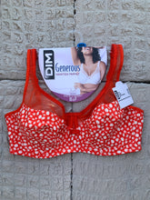 Charger l&#39;image dans la galerie, Soutien Gorge emboîtant DIM Generous Orange a Motifs
