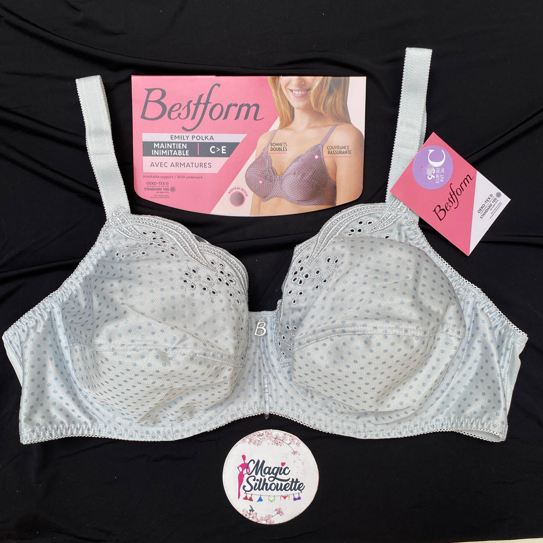 Soutien Gorge Emboitant BESTFORM Gris Clair