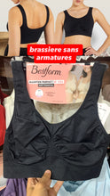 Charger l'image dans la galerie, Brassiere Sans Armatures BESTFORM Noir
