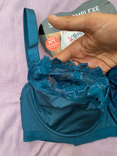 Charger l&#39;image dans la galerie, Soutien Gorge Semi Balconnet SANS COMPLEXE Bleu Vert

