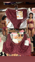 Charger l'image dans la galerie, Ensemble Emboitant DIM Generous Dentelle Grenat
