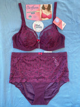 Charger l&#39;image dans la galerie, Ensemble Emboitant sans Eponge Mix Tulle et dentelle Violet
