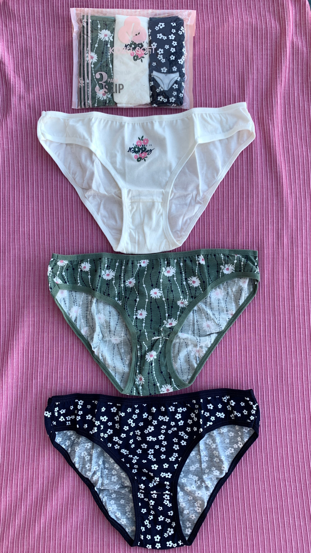 Pack 3 culottes Coton KOZA Underwear