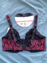 Charger l&#39;image dans la galerie, Soutien gorge emboîtant SANS COMPLEXE Noir a fleurs
