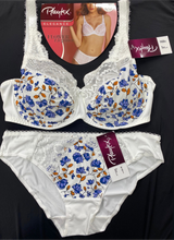 Charger l&#39;image dans la galerie, Ensemble Emboitant PLAYTEX Blanc à Fleurs
