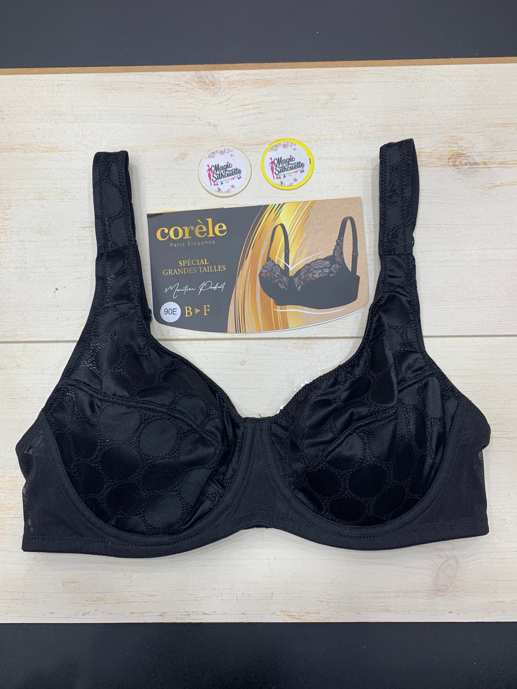 Soutien Gorge Sans Eponge CORELE Microfibre Noir