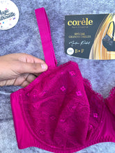 Charger l'image dans la galerie, Soutien Gorge Balconnet CORELE Dentelle Rose Fushia
