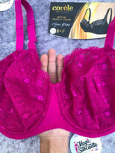 Charger l'image dans la galerie, Soutien Gorge Balconnet CORELE Dentelle Rose Fushia
