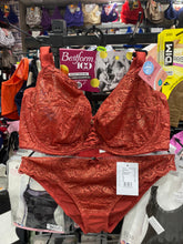 Charger l'image dans la galerie, Ensemble Dentelle BESTFORM brique pailletée doré
