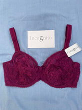Charger l&#39;image dans la galerie, Soutien Gorge Emboitant Dentelle INCOGNITO Bordeaux
