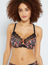 Charger l&#39;image dans la galerie, Soutien Gorge SANS COMPLEXE Noir Imprimé
