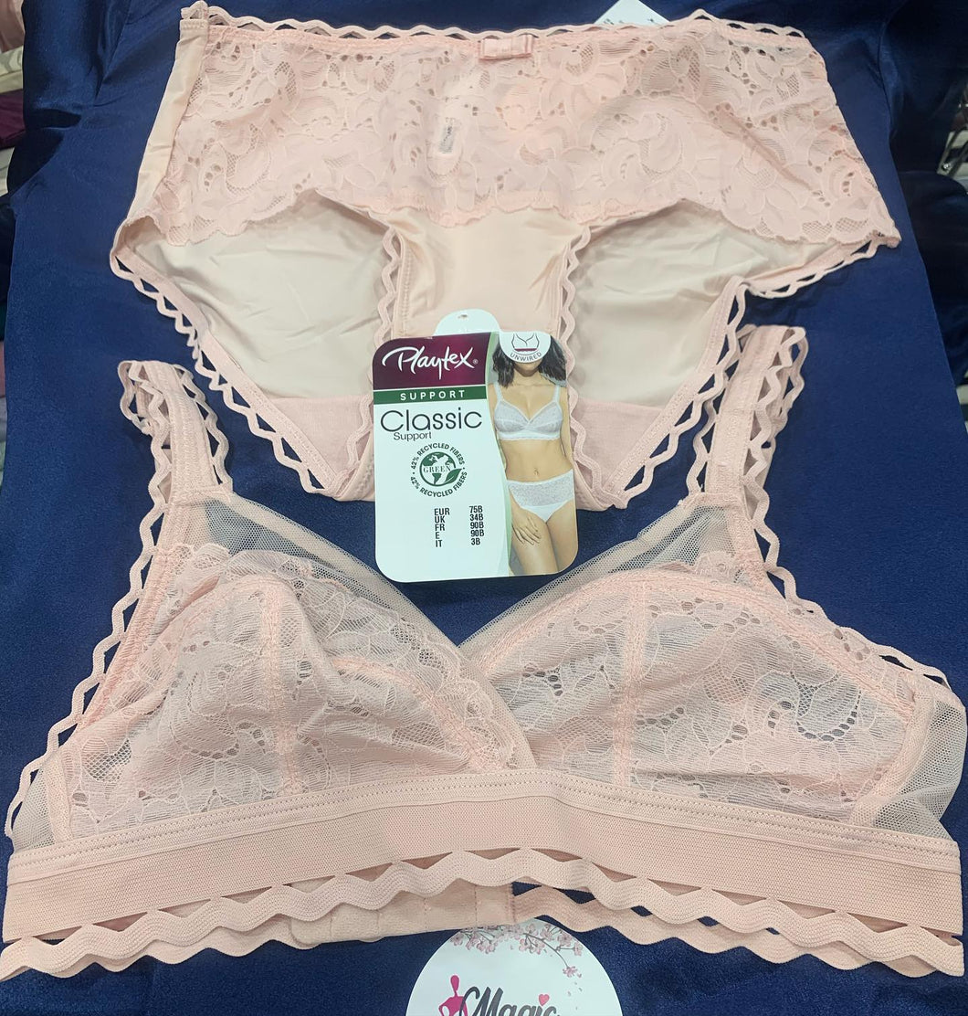 Ensemble PLAYTEX Sans Armatures Rose