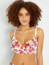 Charger l&#39;image dans la galerie, Soutien Gorge Dentelle SANS COMPLEXE Blanc a motifs
