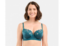 Charger l&#39;image dans la galerie, Soutien Gorge Semi Balconnet SANS COMPLEXE Bleu Vert
