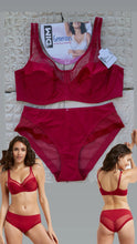 Charger l'image dans la galerie, Ensemble Emboitant DIM Generous Rouge Bordeaux
