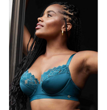 Charger l&#39;image dans la galerie, Soutien Gorge Semi Balconnet SANS COMPLEXE Bleu Vert
