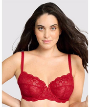 Charger l&#39;image dans la galerie, Soutien Gorge Dentelle SANS COMPLEXE Rouge Bordeaux
