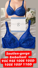 Charger l'image dans la galerie, Soutien Gorge Emboitant Dentelle INCOGNITO Bleu
