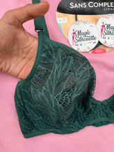 Charger l'image dans la galerie, Soutien Gorge Couvrant SANS COMPLEXE Dentelle Vert
