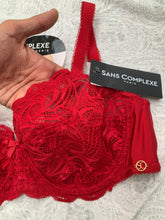 Charger l&#39;image dans la galerie, Soutien Gorge Dentelle SANS COMPLEXE Rouge Bordeaux
