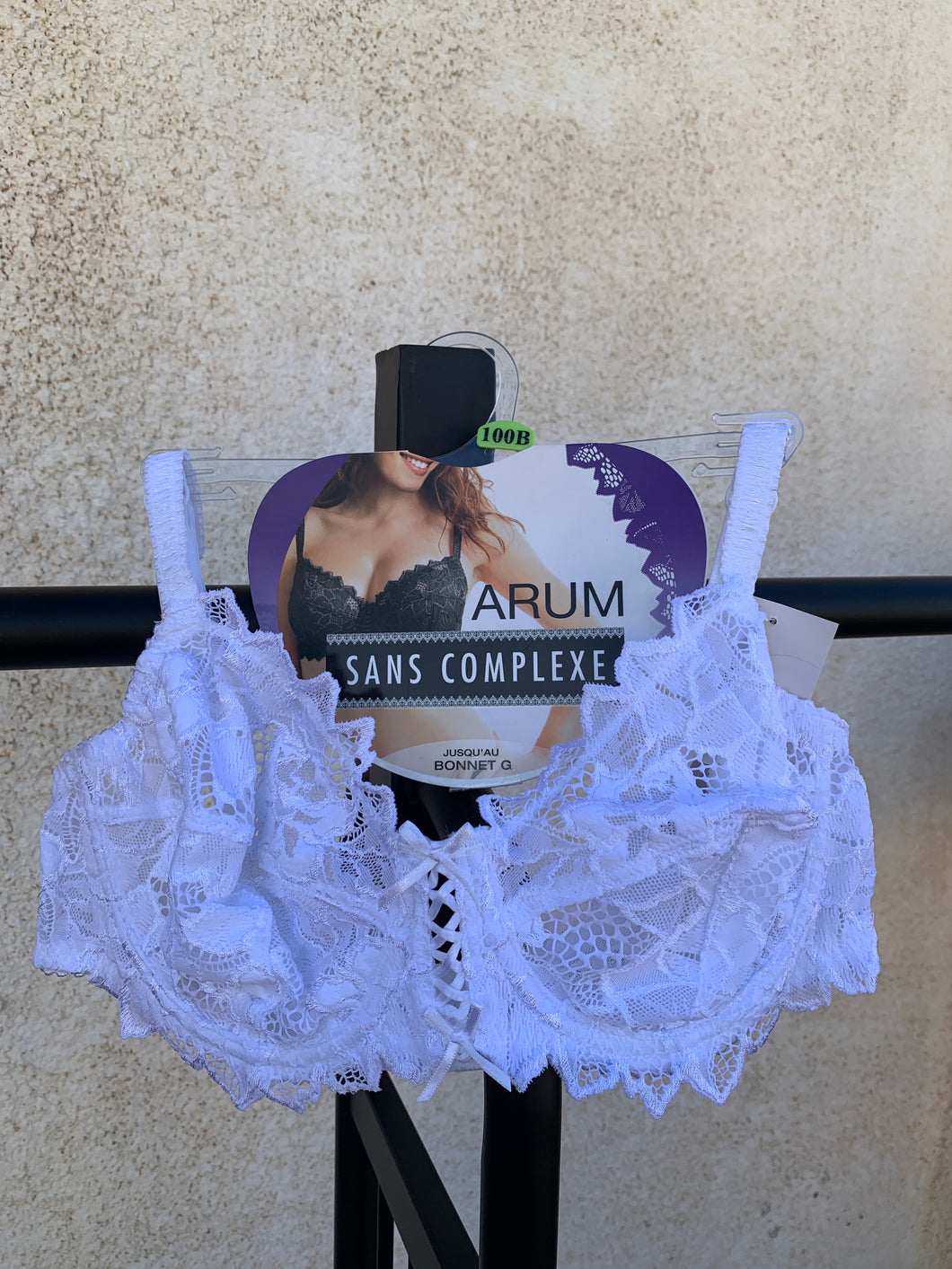 Soutien Gorge Emboitant SANS COMPLEXE Dentelle Blanc