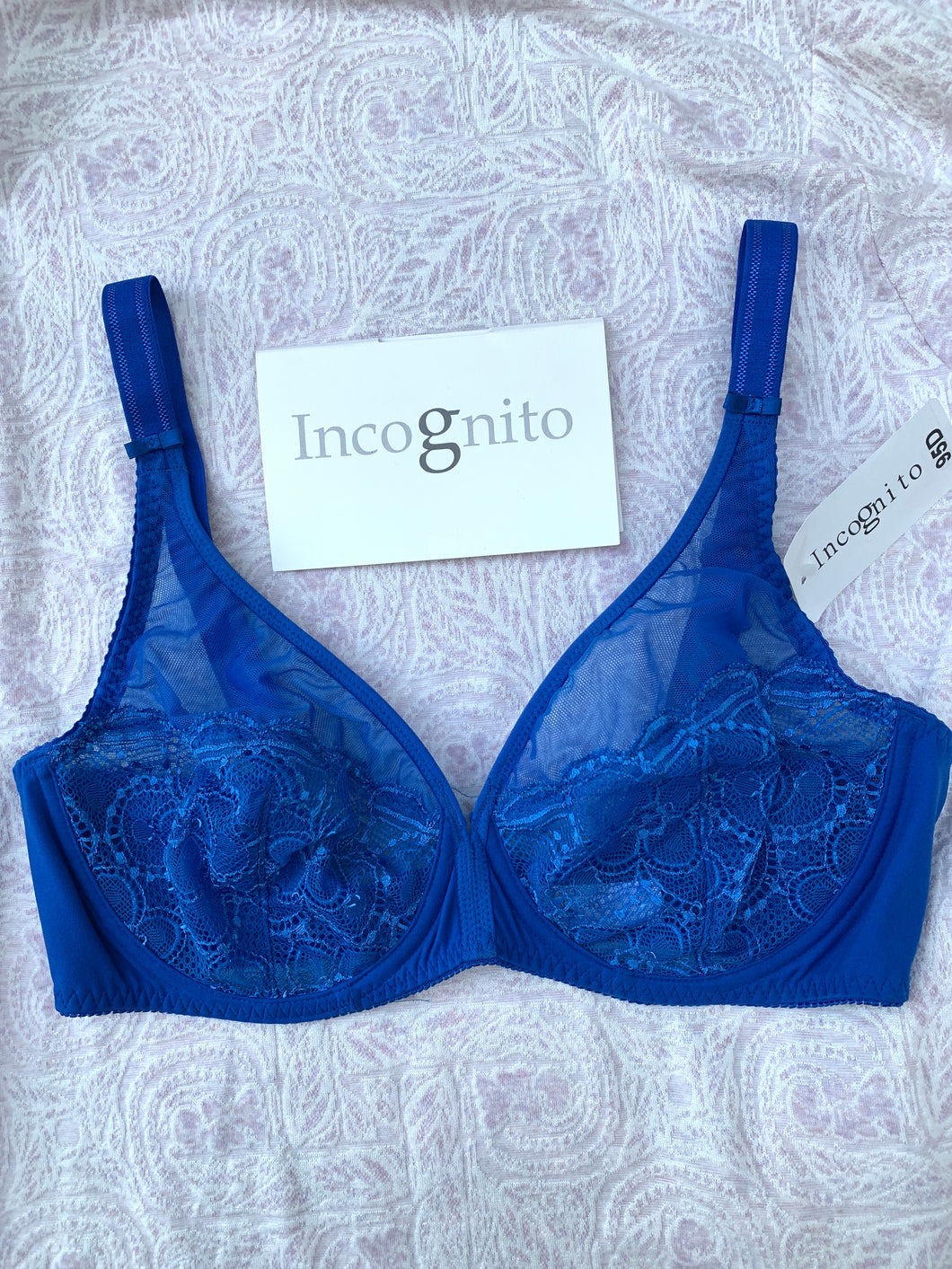 Soutien Gorge Emboitant Dentelle INCOGNITO Bleu