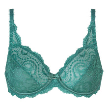 Charger l&#39;image dans la galerie, Soutien-gorge Emboitant en dentelle Playtex vert
